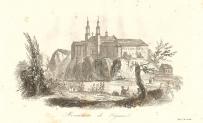 Klasztor w Tyńcu k. Krakowa - Chodźko 1835