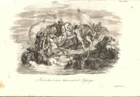 Bolesław Szczodry w czasie bitwy nad rzeką Pasłęką - Chodźko 1835
