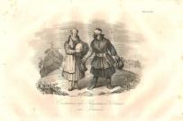 Ludowe stroje na Litwie - Chodźko 1835