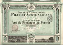 Francusko-Australijskie Towarzystwo Leśne 1922