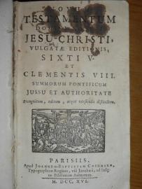 Biblia. Nowy Testament Sykstusa V i Klemensa VIII 1716