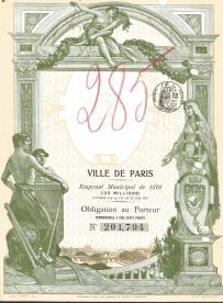 Obligacja Miasta Paryża 1913