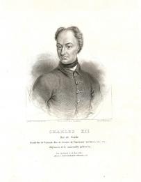 Daniel Chodowiecki Karol XII król Szwecji - Leonard Chodźko 1839