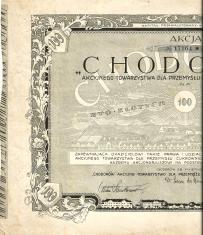 Akcyjne Towarzystwo dla Przemysłu Cukrowniczego w Chodorowie 1925