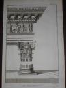 91. ENCYCLOPEDIE DIDEROT, Suite du Recueil de Planches (…). ARCHITECTURE.  Architektura Kariatydy 17 PL. 1777