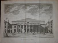 94. ENCYCLOPEDIE DIDEROT, Suite du Recueil de Planches (…). ARCHITECTURE. THEATRE. Teatr Odeon 9 PL. 1777