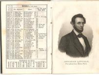 135. ALMANACH DE GOTHA, Annuaire diplomatique et statistique pour l’anne 1862.  Lincoln 1862