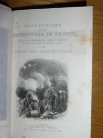 138. BURKE Edmund, Reflections on the Revolution in France. Londyn 1839