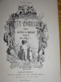 142. DE BREHAT Alfred, Aventures d'un petit Parisien, (...). 15 rycin Paryż 1880
