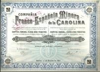 Francusko-Hiszpańskie Kopalnie Carolina 1907