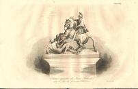Pomnik Jana III Sobieskiego w Łazienkach - Chodźko 1835