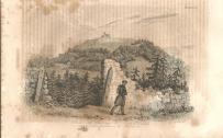 Ruiny Zamku w Lanckoronie - Chodźko 1836