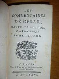 Juliusz Cezar Dzieła O wojnie domowej 1766