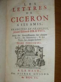 Cyceron Listy do przyjaciół Haga 1709