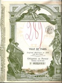 Obligacja Miasta Paryża 1876