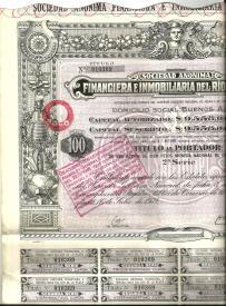 Towarzystwo Finansowe i Nieruchomości Rio de la Plata Buenos Aires  1934