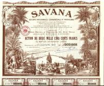 Towarzystwo Kolonialne Savana w Indiach 1951