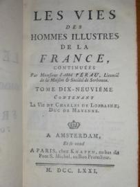 Żywoty sławnych Francuzów Karol Lotaryński 1771