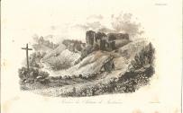 63. CHODŹKO Leonard,  Ruines du Chateau de Jazlowiec. 1835