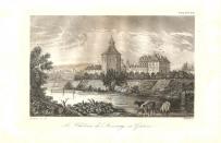100. CHODŹKO Leonard, Le Chateau de Brzezany en Galicie. 1839