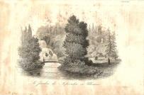 104. CHODŹKO Leonard, Le Jardin de Sofiowka en Ukraine. 1839