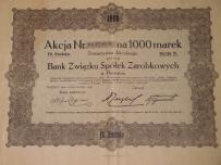 202. BANK ZWIĄZKU SPÓŁEK ZAROBKOWYCH w Poznaniu 1920