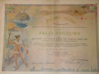 226. „POLSKI GLOB”. TOWARZYSTWO Transportowo-Handlowe S.A. w Krakowie. 5000 Marek. Kraków 16 IV 1921