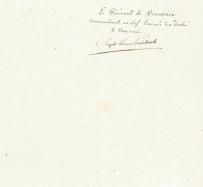 285. PONIATOWSKI JÓZEF, Le Général de Division. Autograf księcia, b.d. między  21 III 1809 a 19 X 1813