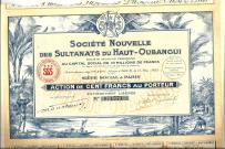 Towarzystwo Sułtanatu Haut-Oubangui w Kongo 1927