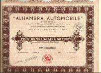 Automobile Alhambra niska emisja 1000 egz. 1930
