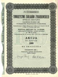 Towarzystwo Zakładów Żyrardowskich 1930