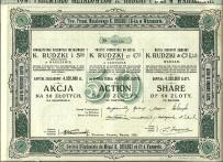 Towarzystwo Przemysłu Metalowego K. Rudzki i S-ka 50 zł 1926