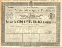 Les Petits Messagers Parisiens prasa francuska 1893
