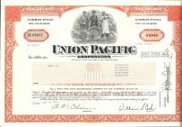 Super zestaw 3 akcji kolejowych USA Union Pacific 1980