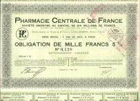 Farmacja Centralna Francji 1931