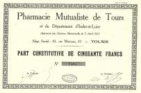 Farmacja Miasta Tours 1925