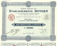 Towarzystwo Huygen w Paryżu 1927 niska emisja 3500 szt.