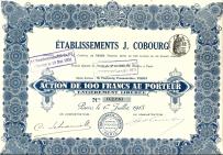 Towarzystwo J. Cobourg 1913 niska emisja 5000 szt.