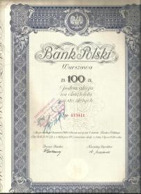 Bank Polski 100 zł 1934 Częstochowa