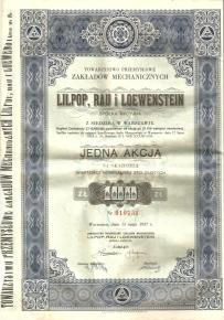 Lilpop, Rau i Loewenstein 100 zł 1937
