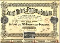 Górniczo-Rolnicze Towarzystwo Kolonialne „Bandama” Wybrzeże Kości Słoniowej 1920