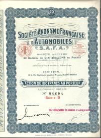 Towarzystwo Automobili Francuskich SAFA 1928