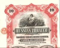 Russian Tobacco Company 10 Funtów 1915