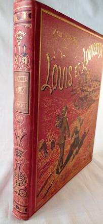 Louis i Louisette Oprawa pozłacana 80 rycin 1900