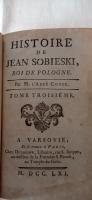 Historia Jana III Sobieskiego T.1-3, Warszawa-Paryż 1761