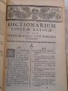 Słownik łacińsko-francuski Superekslibris Ludwika XIV króla Słońce 1677