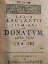 Laktancjusz Dzieła wszystkie z dedykacją dla Augusta II Mocnego Lipsk 1735
