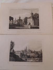 Zbiór 2 stalorytów Ławra Troicko-Siergiejewska Paryż 1838