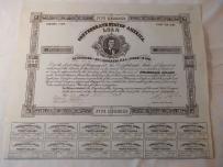 CONFEDERATE STATES OF AMERICA LOAN 20 II 1863 500 DOLARÓW