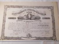 CONFEDERATE STATES OF AMERICA LOAN 21 VII 1862 1000 DOLARÓW